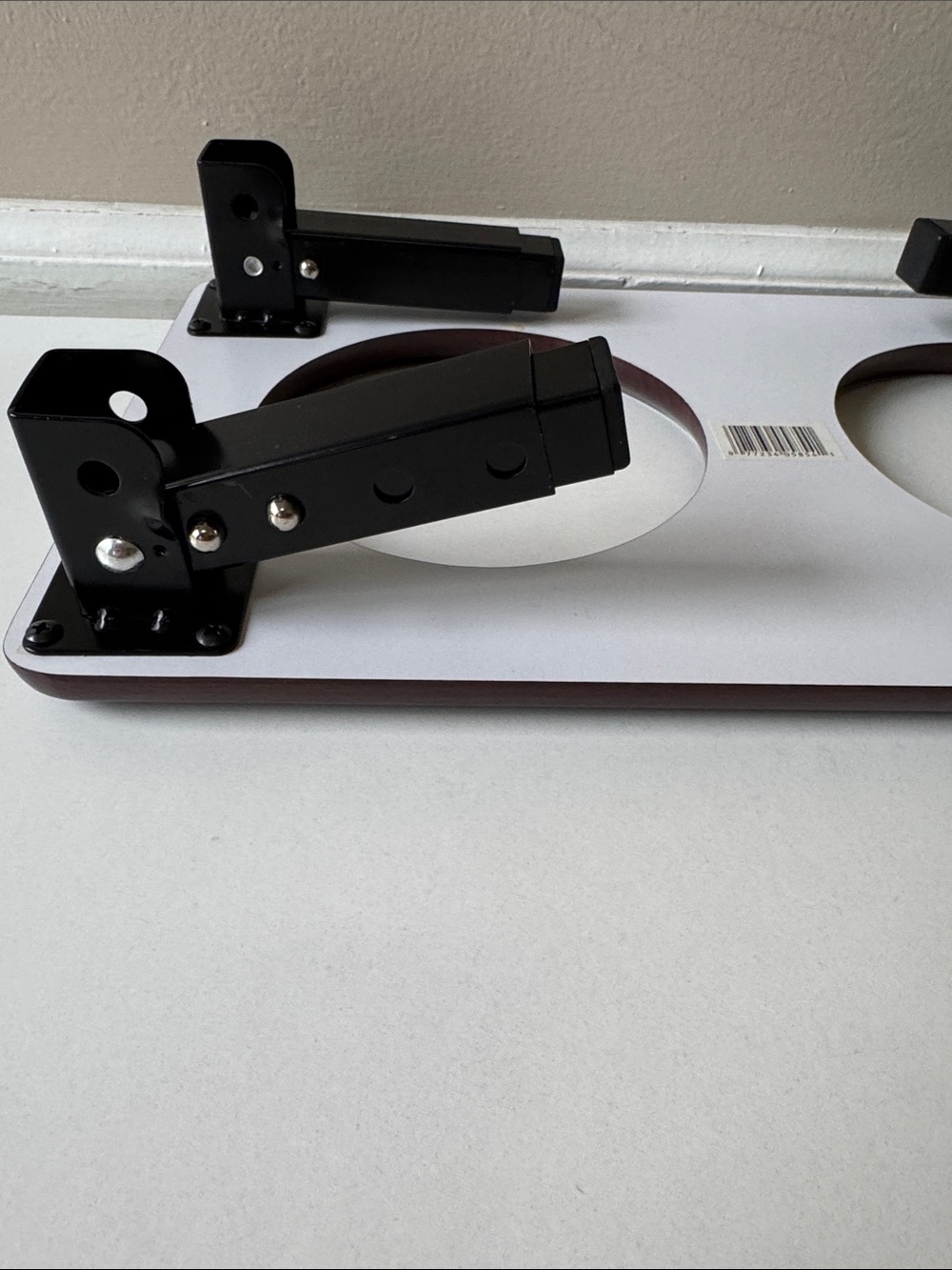 SPOT Posture Pro Stainless Steel Adjustable Wood Grain Double Cup Holder Insert - Picture 11 of 15